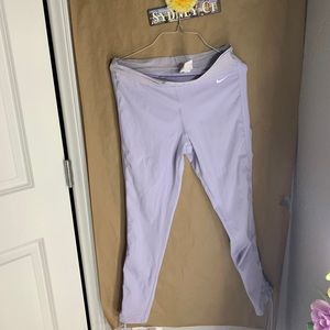 purple scrunch Nike leggings